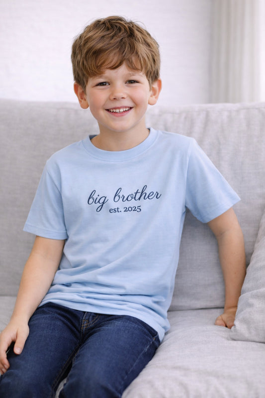 Big Brother Est. 2025 Kids Tee
