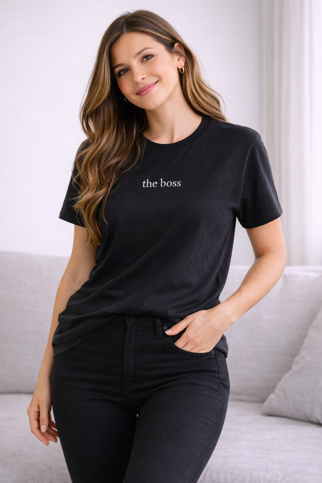 The Boss Adult Tee